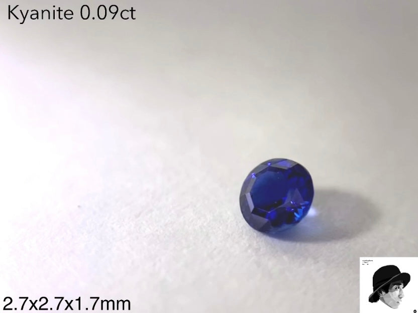 【 GTY閉店大感謝祭】こちらはAuctionでご紹介🍯『オクトトップラウンド』カイヤナイト0.09ct💎ゲオ先生作品✨【5/5YouTubeライブご紹介作品】
