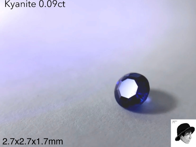 【 GTY閉店大感謝祭】こちらはAuctionでご紹介🍯『オクトトップラウンド』カイヤナイト0.09ct💎ゲオ先生作品✨【5/5YouTubeライブご紹介作品】