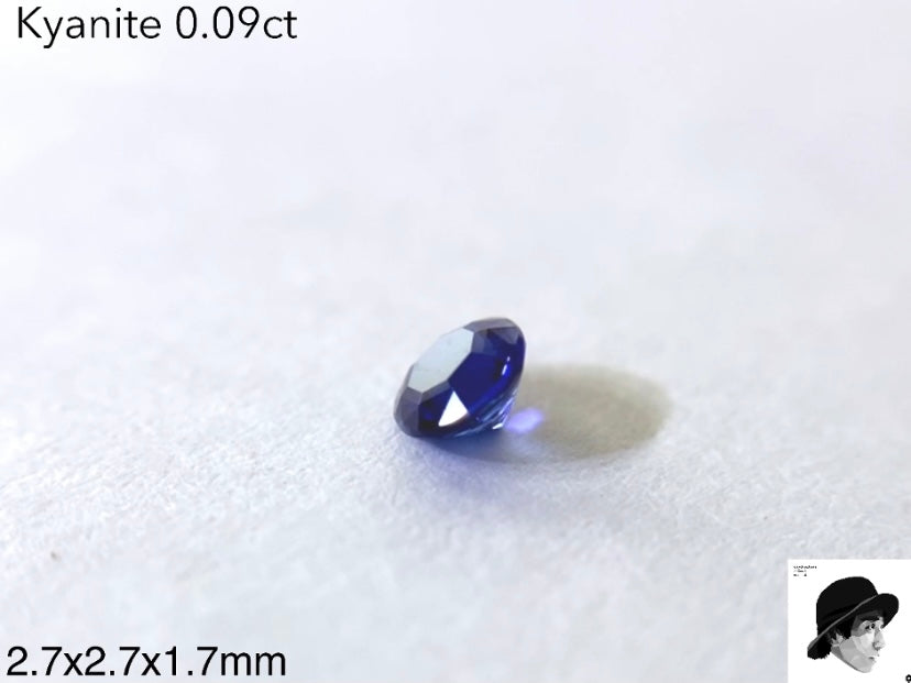 【 GTY閉店大感謝祭】こちらはAuctionでご紹介🍯『オクトトップラウンド』カイヤナイト0.09ct💎ゲオ先生作品✨【5/5YouTubeライブご紹介作品】