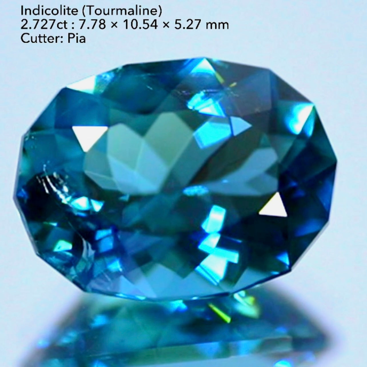 【暗みナシ極上ブルー】インディゴライト2.727ct (マンダリンオリエンタル個展開催特別出品)
