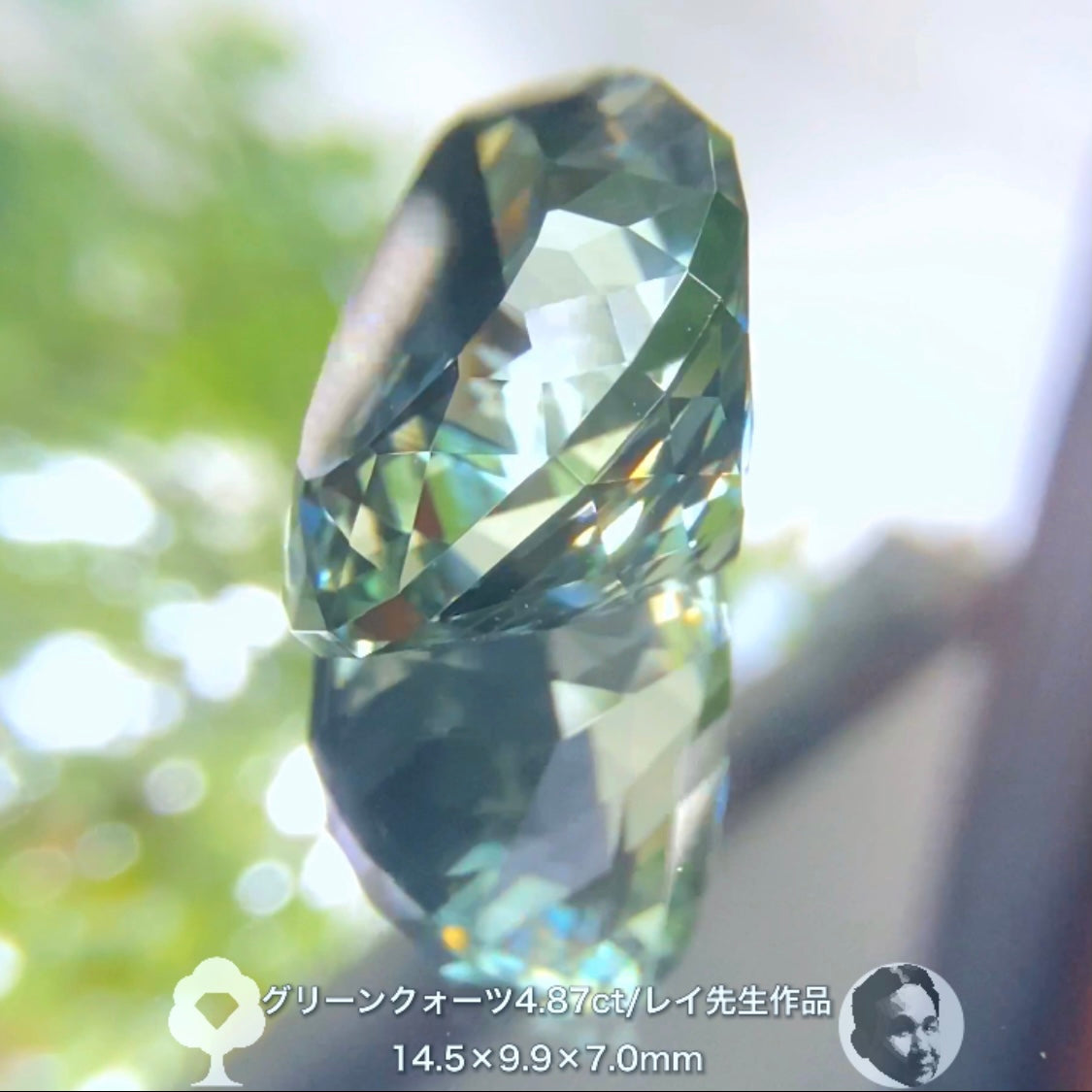 癒されたい方必見✨レイちゃん作品“超美色”グリーンクォーツ4.87ct