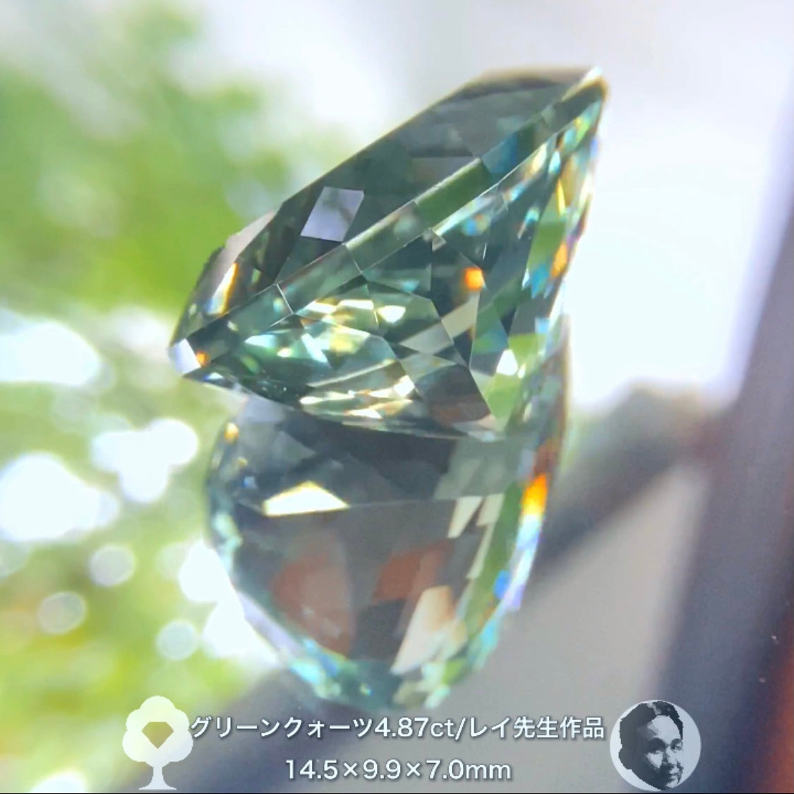 癒されたい方必見✨レイちゃん作品“超美色”グリーンクォーツ4.87ct