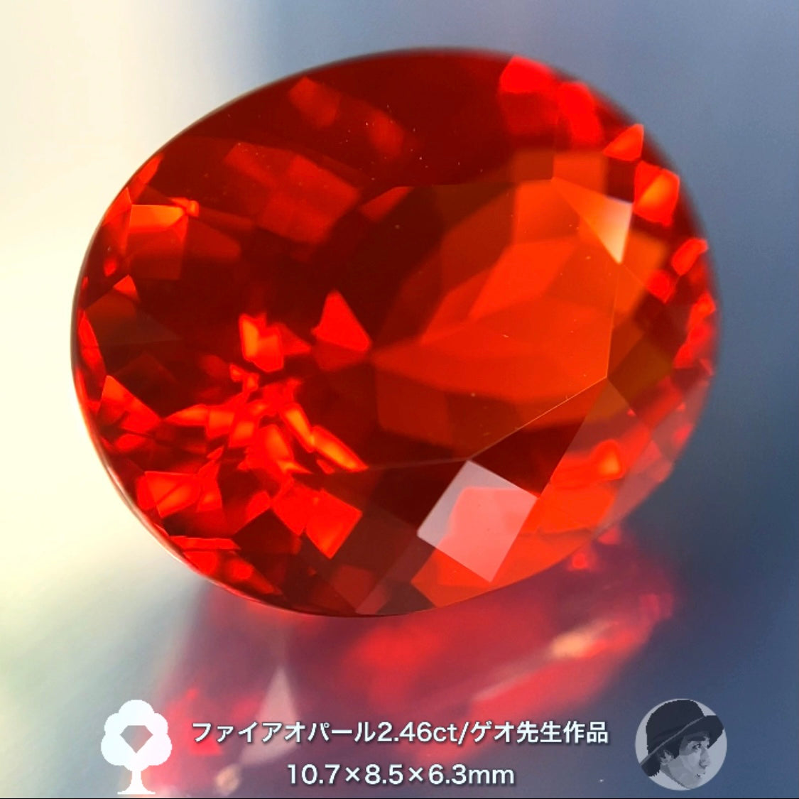 美しさ説明不要シリーズ!ファイアオパール2.46ct🔥ゲオちゃん作品✨