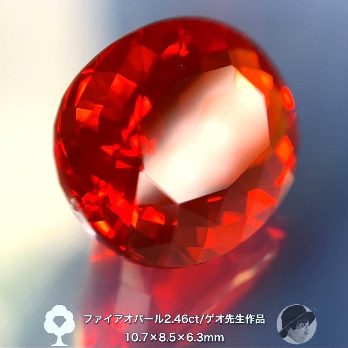 美しさ説明不要シリーズ!ファイアオパール2.46ct🔥ゲオちゃん作品✨