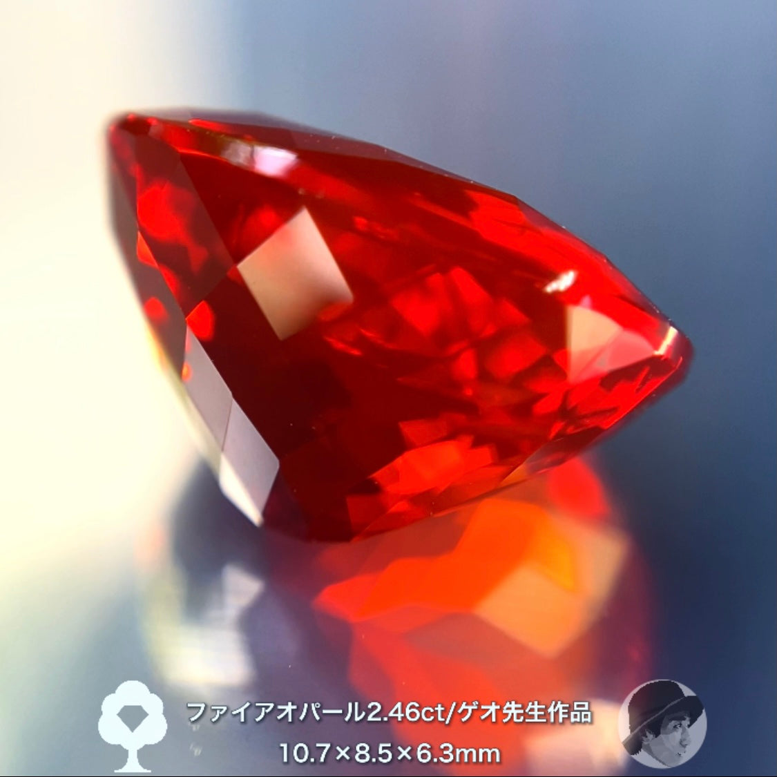 美しさ説明不要シリーズ!ファイアオパール2.46ct🔥ゲオちゃん作品✨