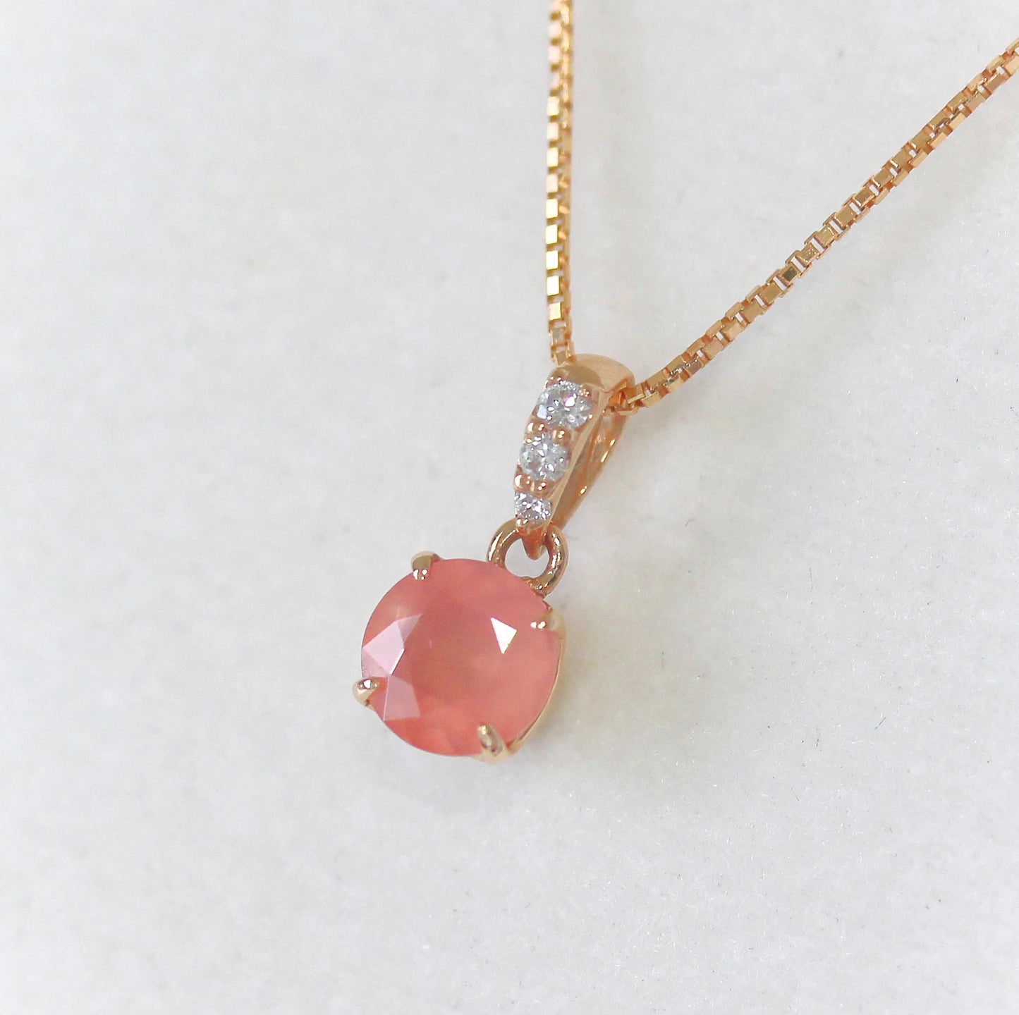 『GTC(GemTreeChiharu)』“勝手に改名記念特別出品”💓アディダス監督初期作品の北海道産ロードクロサイトを使用したK18ピンクゴールドペンダント✨✨ラクマとHPで同時出品✌️