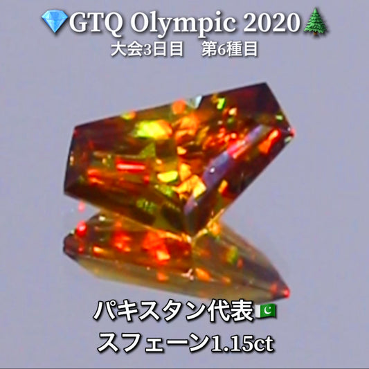 パキスタン代表🇵🇰 1.15ct💎GTQ Olympic 2020大会3日目🎊第6種目🌲最落ナシ1円スタート❗️魅力的な“即決価格”付き✌️こちらは26日「13時30分終了」となります🕜