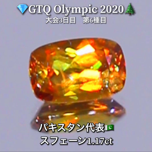 パキスタン代表🇵🇰 1.17ct💎GTQ Olympic 2020大会3日目🎊第6種目🌲最落ナシ1円スタート❗️魅力的な“即決価格”付き✌️こちらは26日「13時30分終了」となります🕜