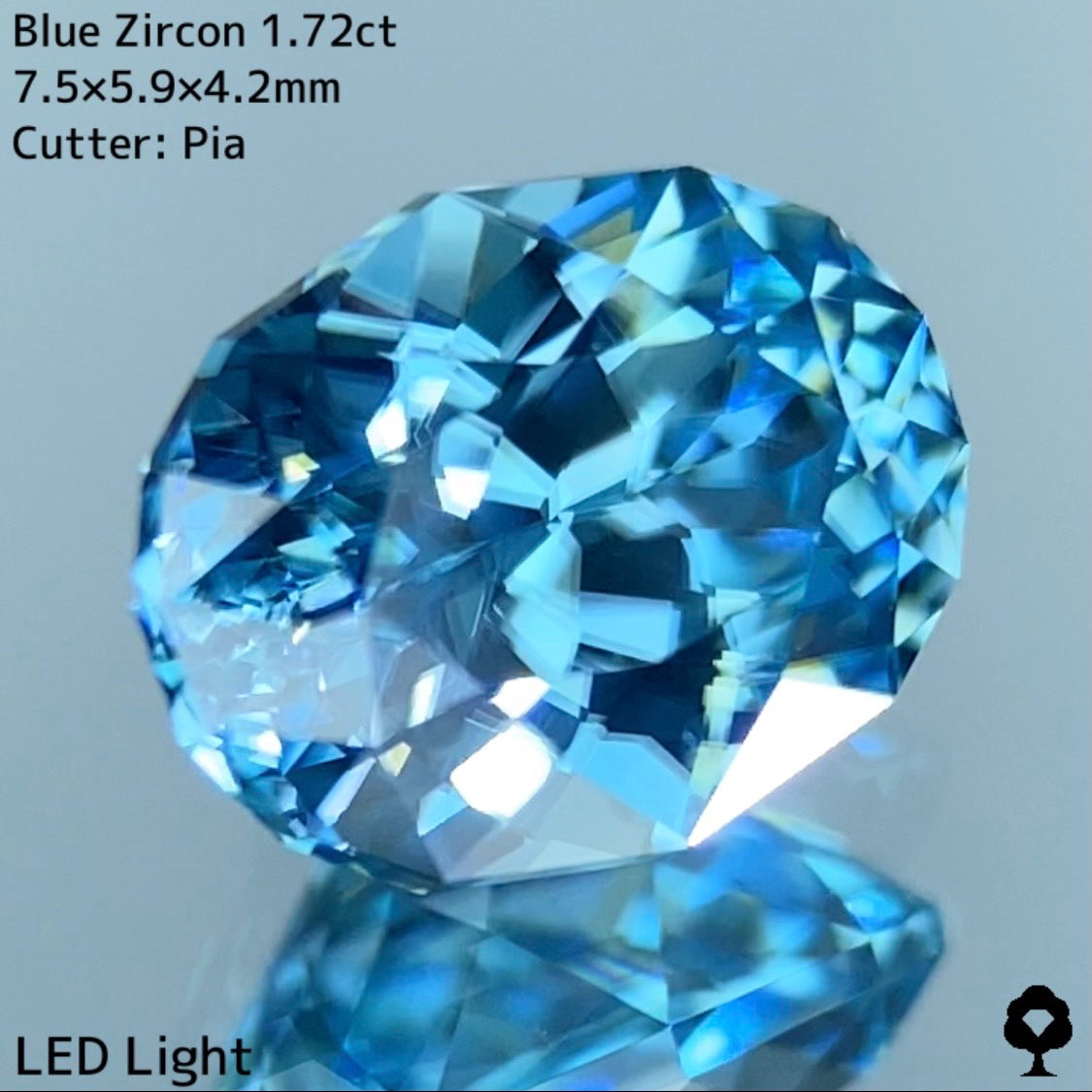 【高級プチプラ】ブルージルコン 1.72ct