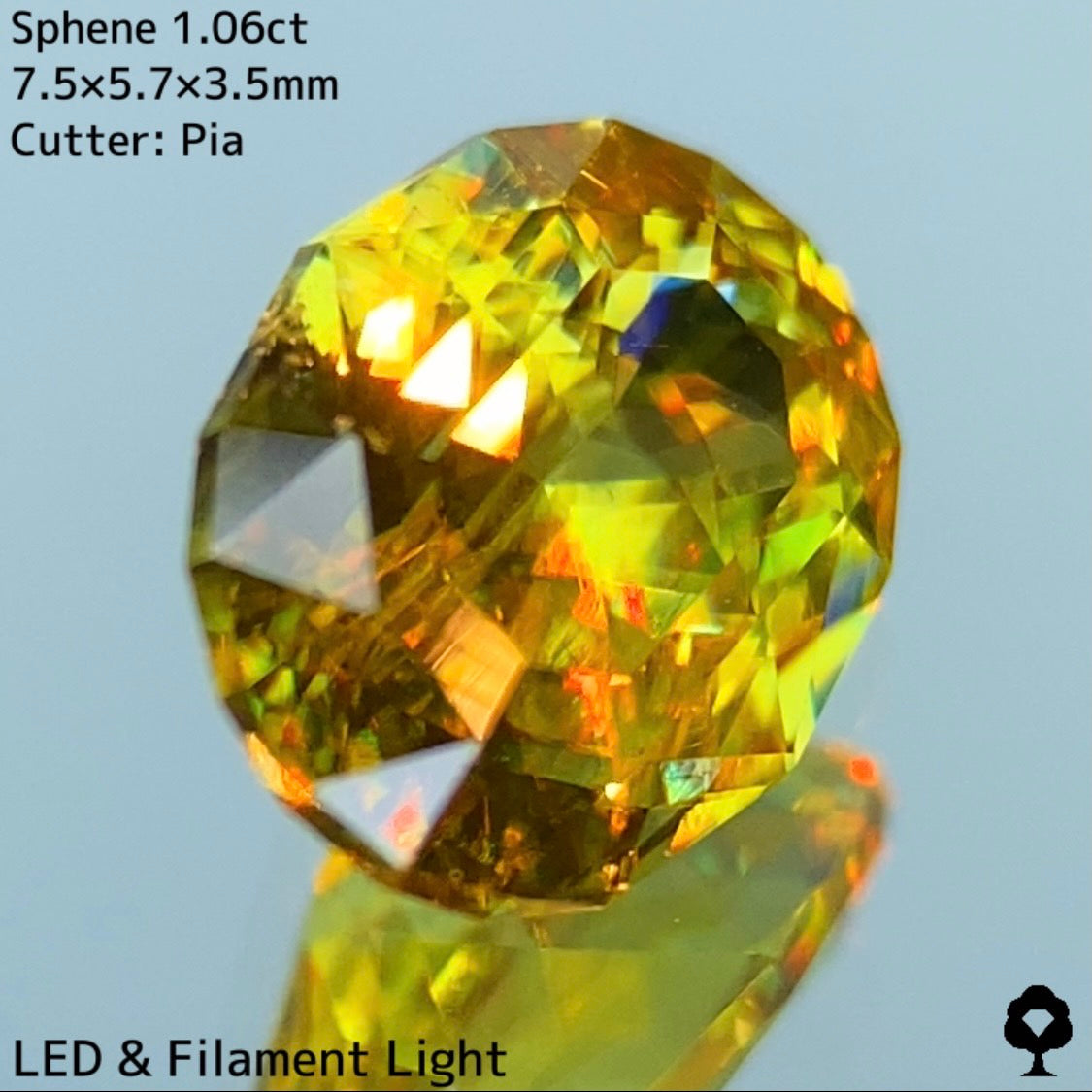 【高級プチプラ】スフェーン(ZB Cut) 1.06ct