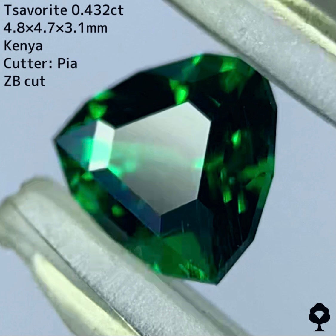 【ご当選者さま専用】抽選販売★ツァボライト0.432ct【ZBカット】
