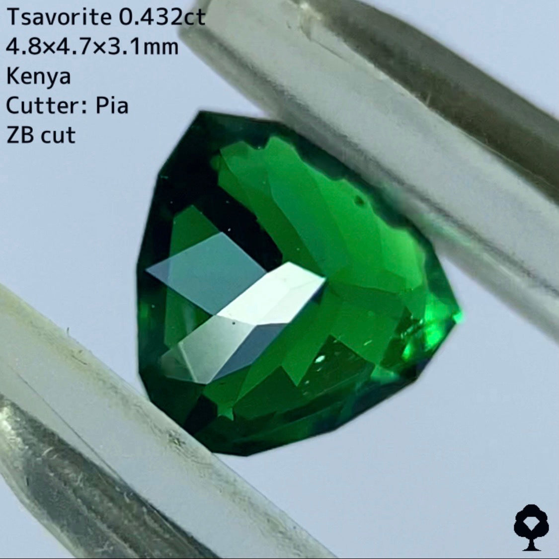 【ご当選者さま専用】抽選販売★ツァボライト0.432ct【ZBカット】