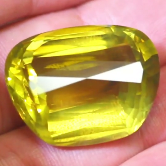 レモンクォーツ 52.66ct ✨ゲオちゃん作品❗️12/8 Live配信商品💎🌳⚡️