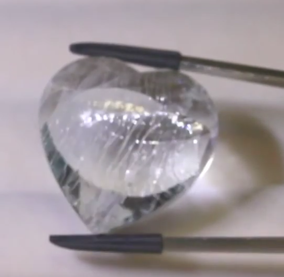 芸術作品「心の目」アクアマリン 26.480ct🤍👀ゲオちゃん作品✨12/8 Live配信商品💎🌳⚡️