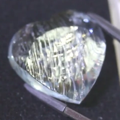 芸術作品「心の目」アクアマリン 26.480ct🤍👀ゲオちゃん作品✨12/8 Live配信商品💎🌳⚡️
