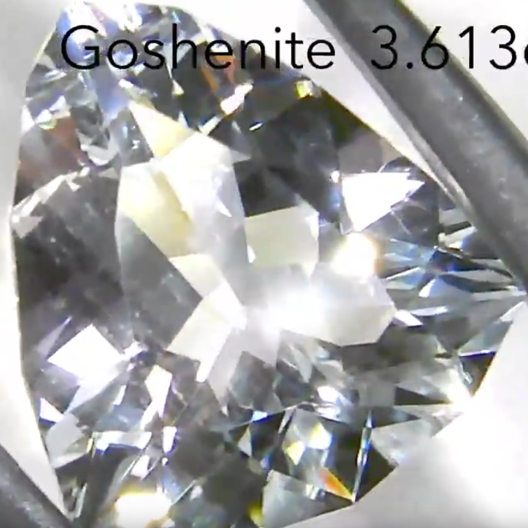 ゴッシェナイト 3.613ct ✨師匠作品❗️12/8 Live配信商品💎🌳⚡️