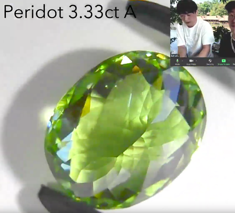 ペリドット3.33ct A レイちゃん作品✨GemTreeLive 12/28(月)13:00~ご紹介商品💎🌳⚡️