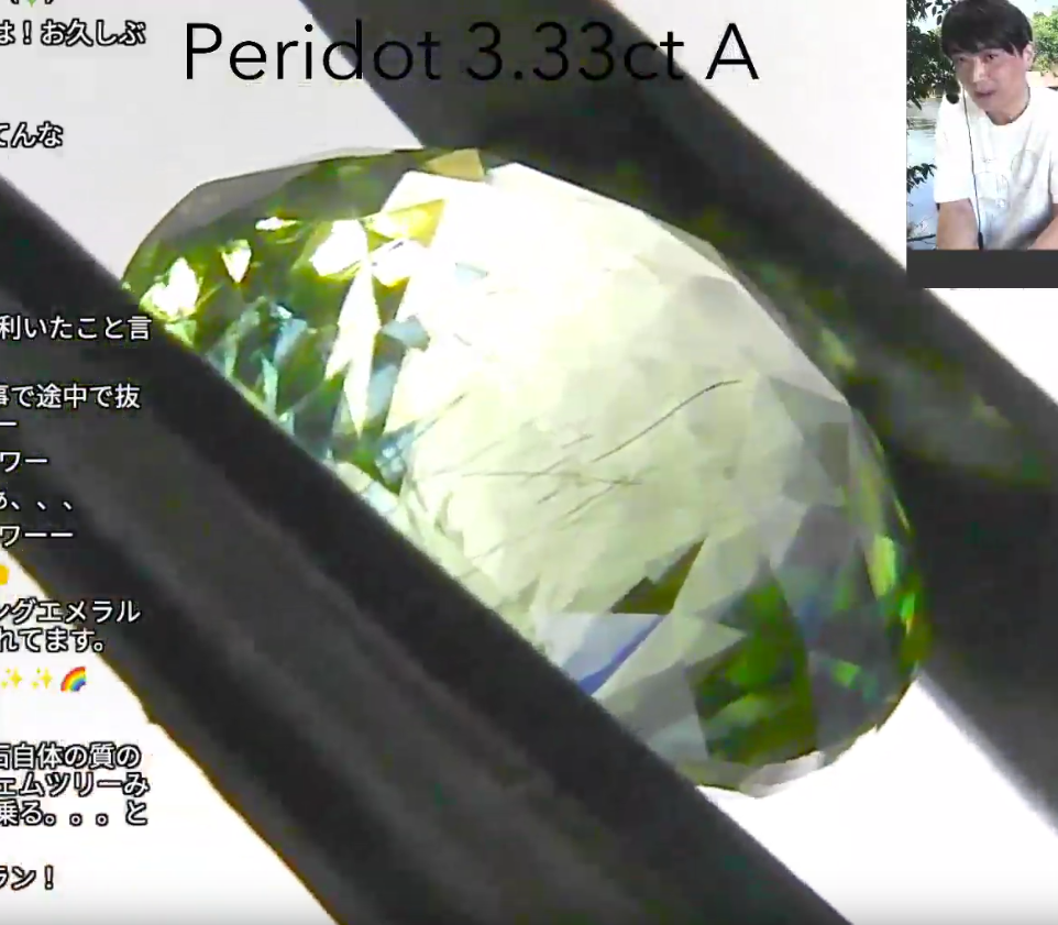 ペリドット3.33ct A レイちゃん作品✨GemTreeLive 12/28(月)13:00~ご紹介商品💎🌳⚡️