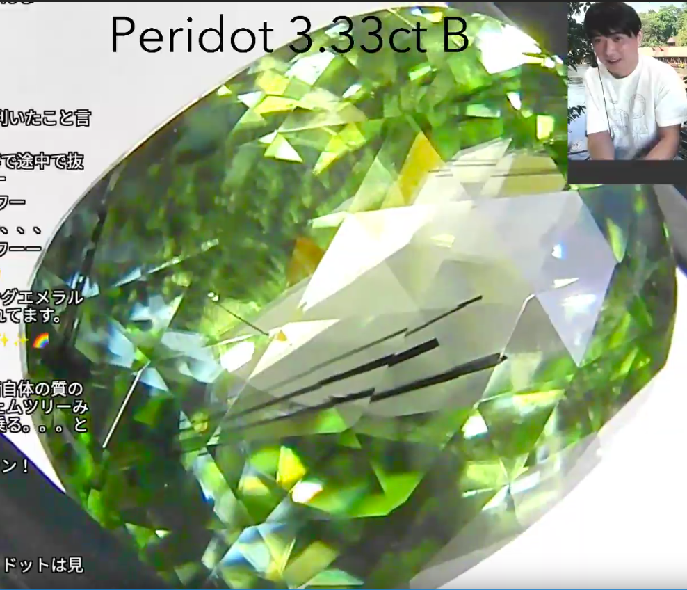 ペリドット3.33ct B レイちゃん作品✨GemTreeLive 12/28(月)13:00~ご紹介商品💎🌳⚡️