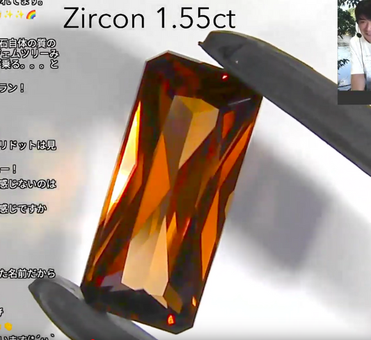 ジルコン1.55ct ピアッちゃん作品✨GemTreeLive 12/28(月)13:00~ご紹介商品💎🌳⚡️