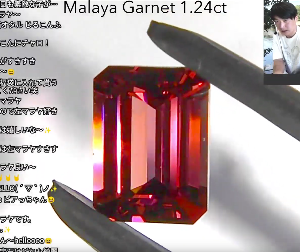マラヤガーネット 1.24ct GemTreeヴィンテージ✨GemTreeLive 12/28(月)13:00~ご紹介商品💎🌳⚡️