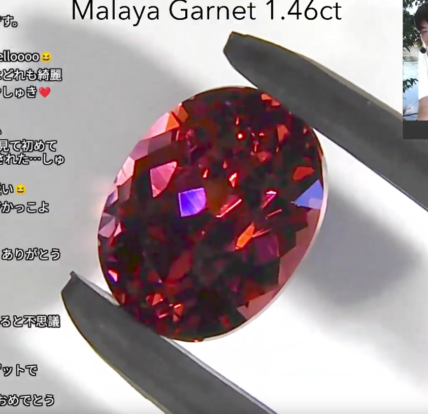 マラヤガーネット 1.46ct オーバル GemTreeヴィンテージ✨GemTreeLive 12/28(月)13:00~ご紹介商品💎🌳⚡️