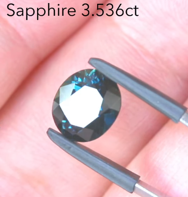 サファイア 3.536ct ピアッちゃん作品✨ 3/4 12:00~Live配信商品💎🌳⚡️