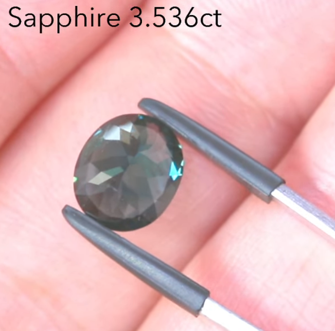 サファイア 3.536ct ピアッちゃん作品✨ 3/4 12:00~Live配信商品💎🌳⚡️