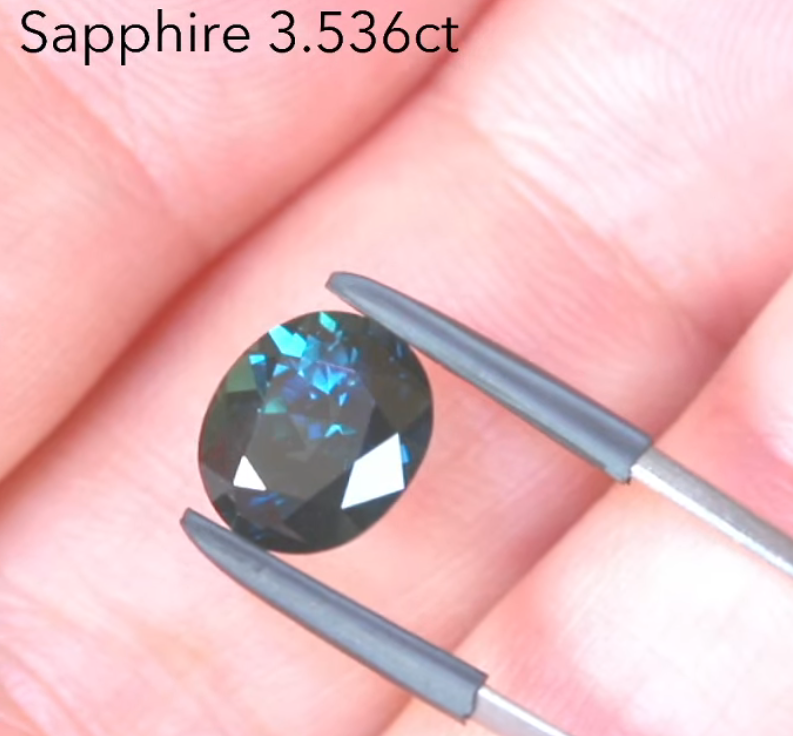 サファイア 3.536ct ピアッちゃん作品✨ 3/4 12:00~Live配信商品💎🌳⚡️