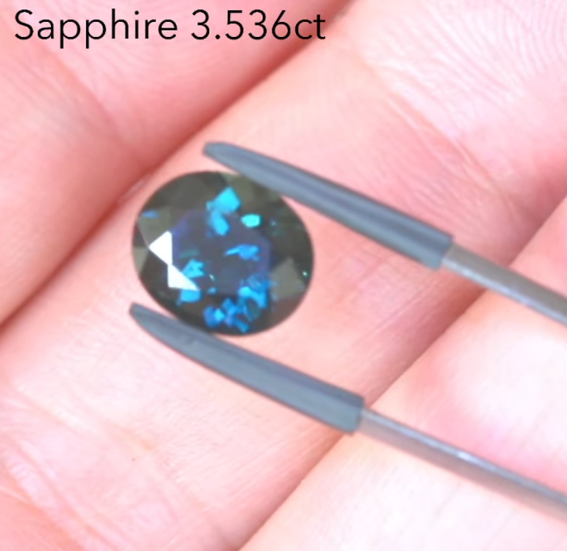 サファイア 3.536ct ピアッちゃん作品✨ 3/4 12:00~Live配信商品💎🌳⚡️