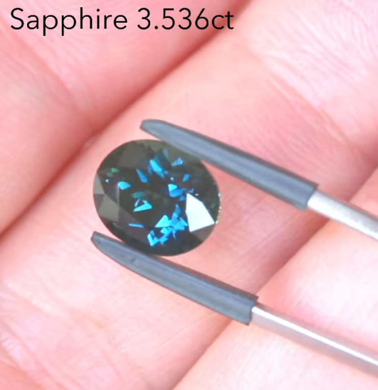 サファイア 3.536ct ピアッちゃん作品✨ 3/4 12:00~Live配信商品💎🌳⚡️