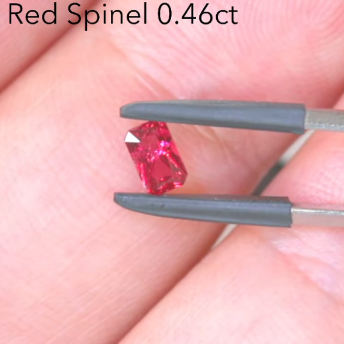 レッドスピネル 0.46ct ピアッちゃん新作✨ 3/4 12:00~Live配信商品💎🌳⚡️