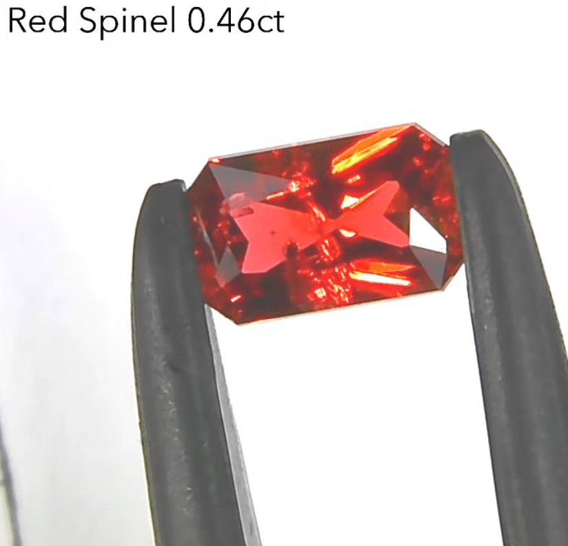 レッドスピネル 0.46ct ピアッちゃん新作✨ 3/4 12:00~Live配信商品💎🌳⚡️