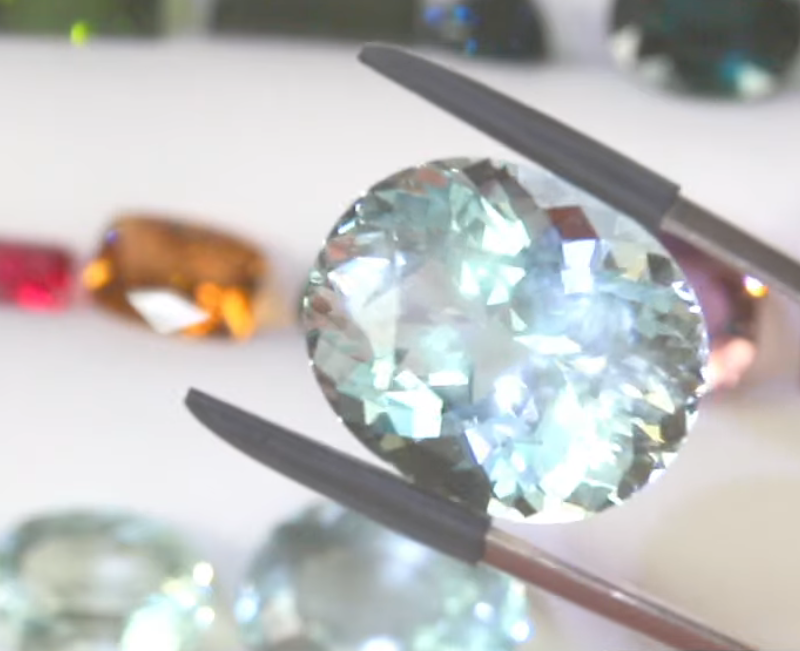 アクアマリン 11.149ct アディダス作品✨ 3/4 12:00~Live配信商品💎🌳⚡️