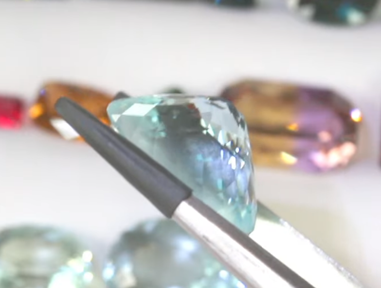 アクアマリン 11.149ct アディダス作品✨ 3/4 12:00~Live配信商品💎🌳⚡️