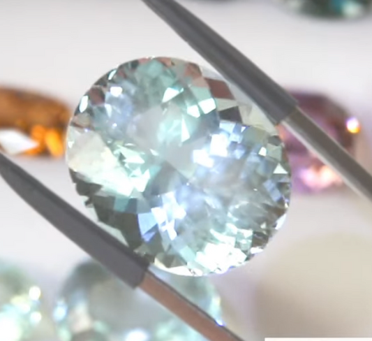 アクアマリン 11.149ct アディダス作品✨ 3/4 12:00~Live配信商品💎🌳⚡️