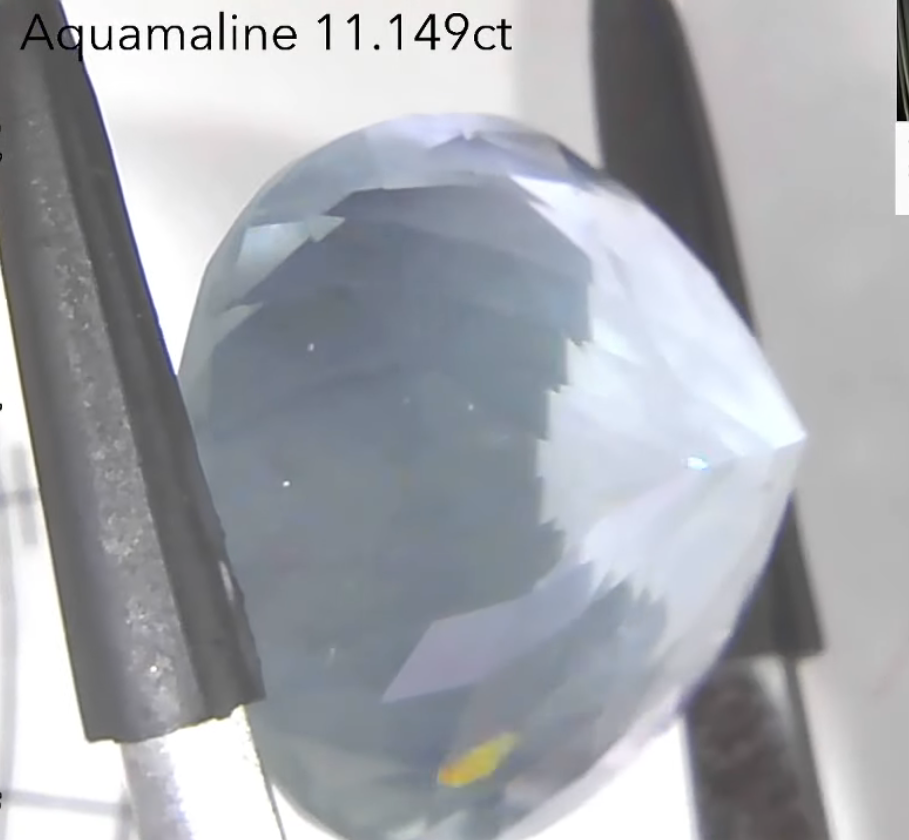 アクアマリン 11.149ct アディダス作品✨ 3/4 12:00~Live配信商品💎🌳⚡️