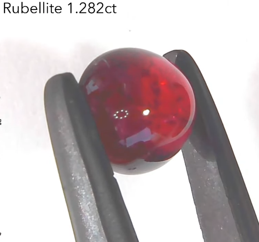ルベライト 1.282ct 吉村作品✨ 3/4 15:00~Live配信商品💎🌳⚡️