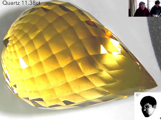 クォーツ 11.38ct 師匠作品✨ 3/5 15:30~Live配信商品💎🌳⚡️