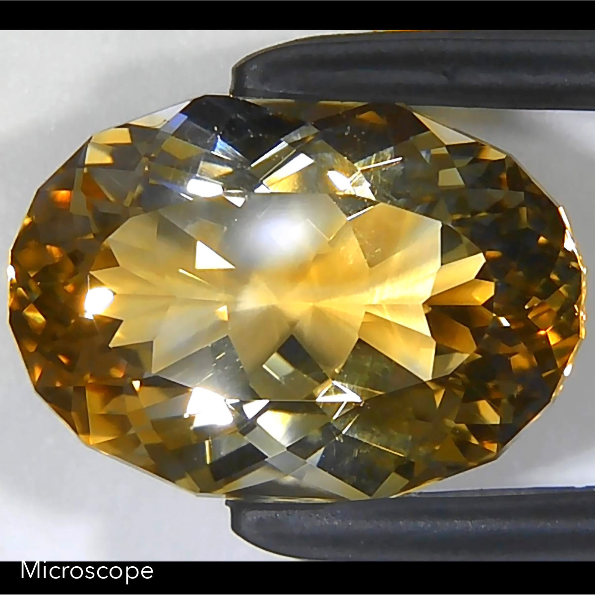 シトリンインペ👑師匠の新作ファンシーオーバル🌟黄金のマーブルと色だまり感がたまらない🏅 シトリン4.96ct