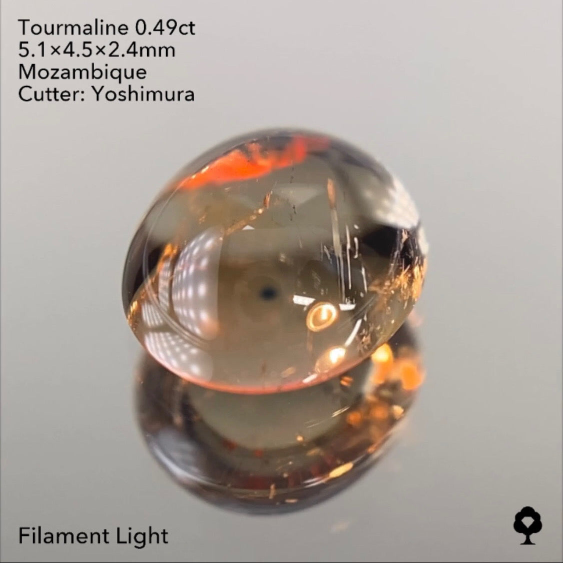 【サイレン配信逆オークション】トルマリン0.49ct 吉村作品