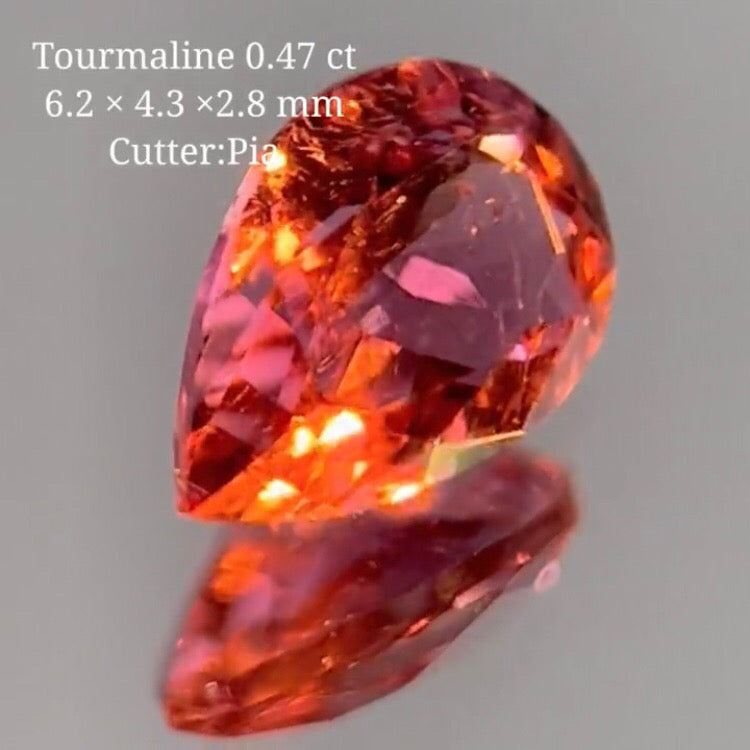 【SOLD OUT】トルマリン 0.47ct ピアッちゃん作品 1/24チャットオークション