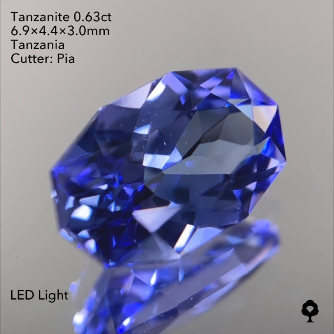 【SOLD OUT】タンザナイト0.63ct ピアッちゃん作品 4/3チャットオークション