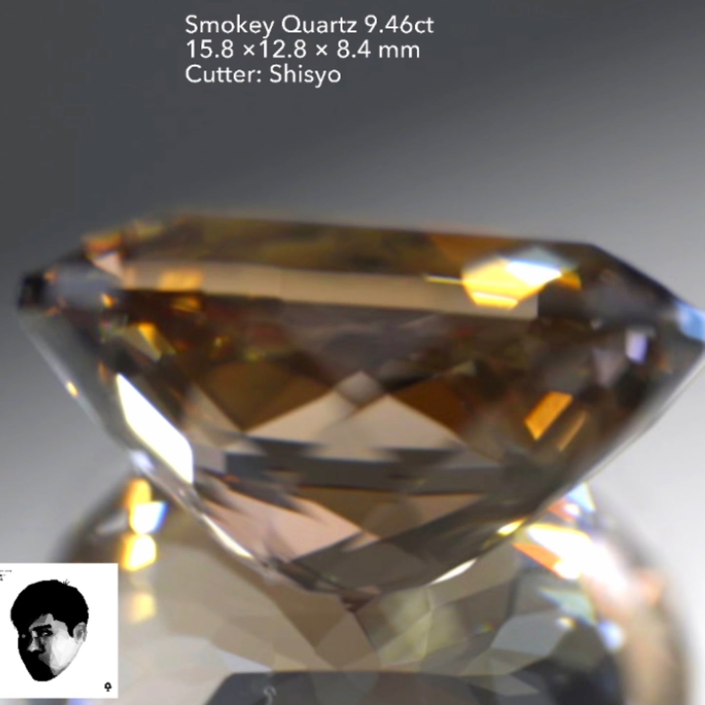渋さの中に美しさを感じるスモーキークォーツ9.46ct💎師匠作品✨今なら『クーポン or ZB』のご利用もOK❗️