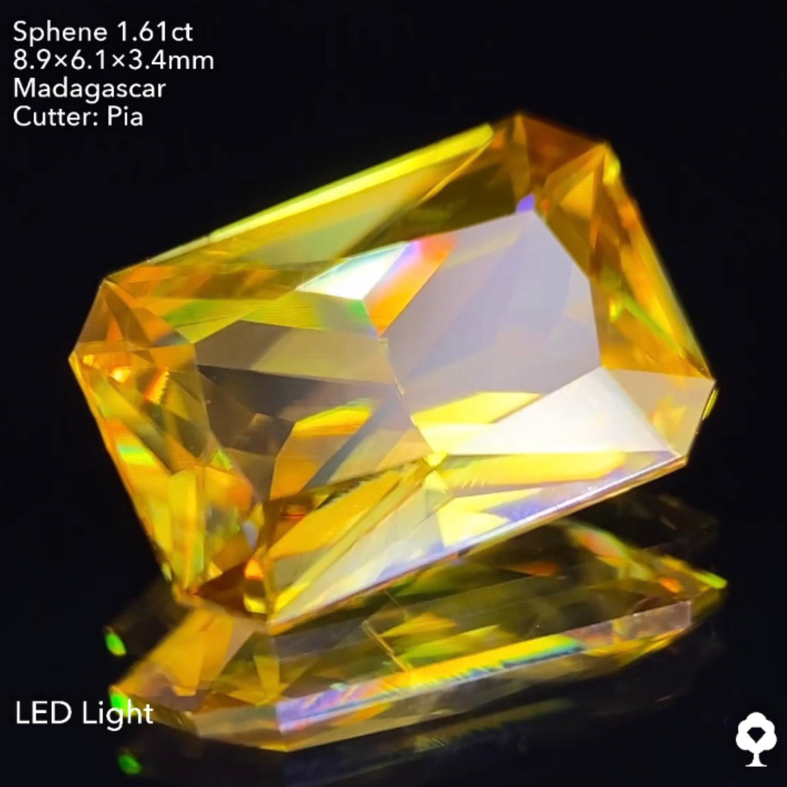 【個展特別オークション】スフェーン1.61ct