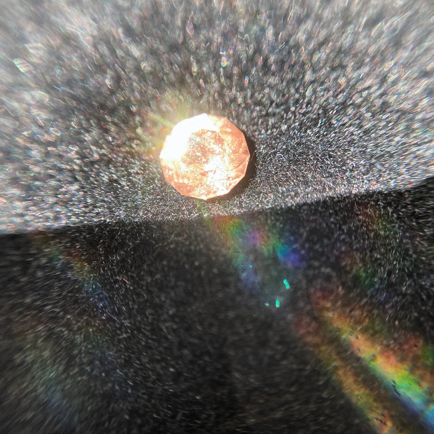 💖お待たせしました❣️ファンシーラウンドのオレゴンサンストーン0.37ct☀️💎ピアッちゃん作品【4/30チハルーム】GW特別価格❣️