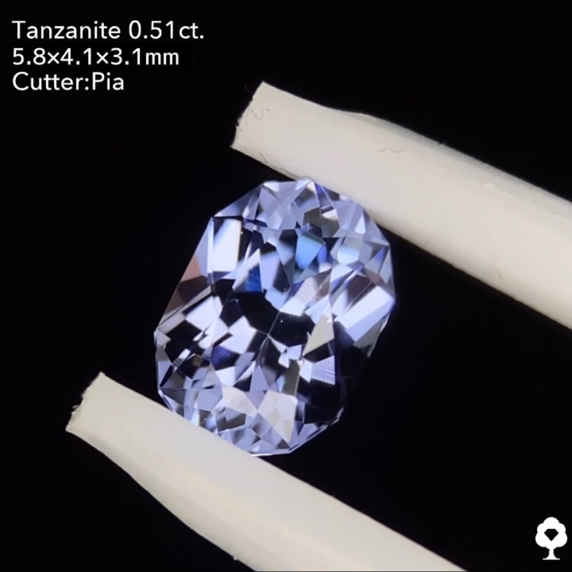 【おもてぃさんご当選】タンザナイト0.51ct ピアッちゃん作品