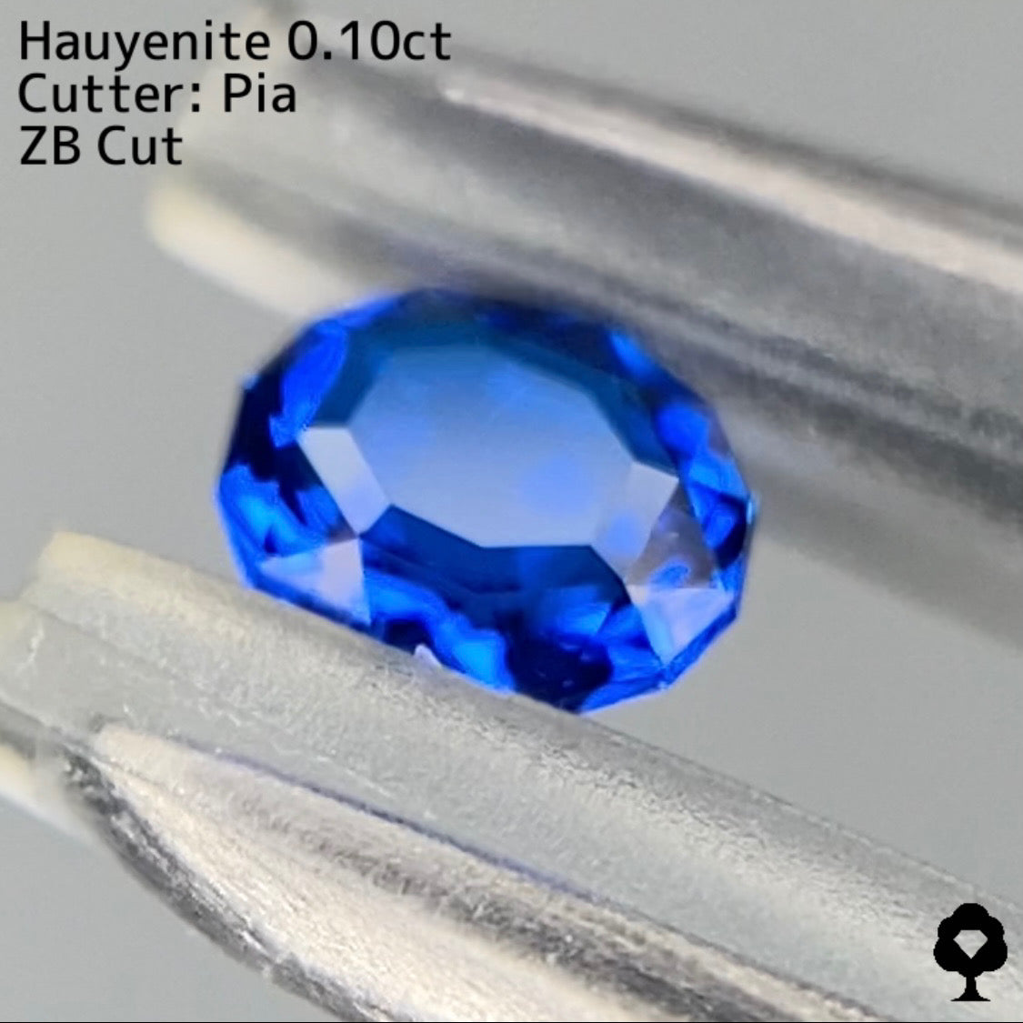 【ZBカット】アウィンナイト0.100ct. ファンシーオーバル★ピアッちゃん作品