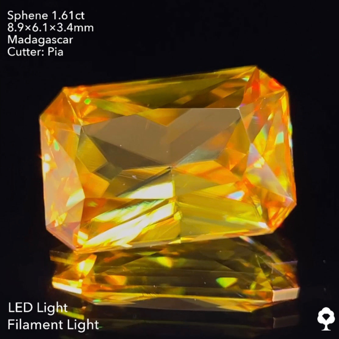 【個展特別オークション】スフェーン1.61ct