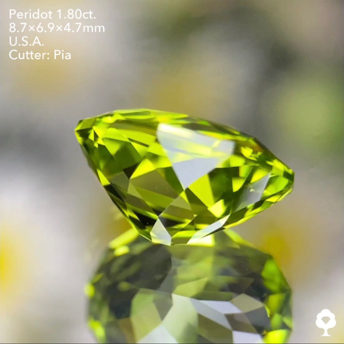 【お客さま専用・誕生石プレゼント】ペリドット1.80ct ピアッちゃん作品